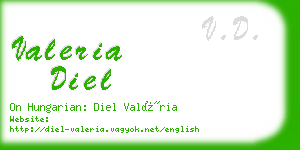 valeria diel business card